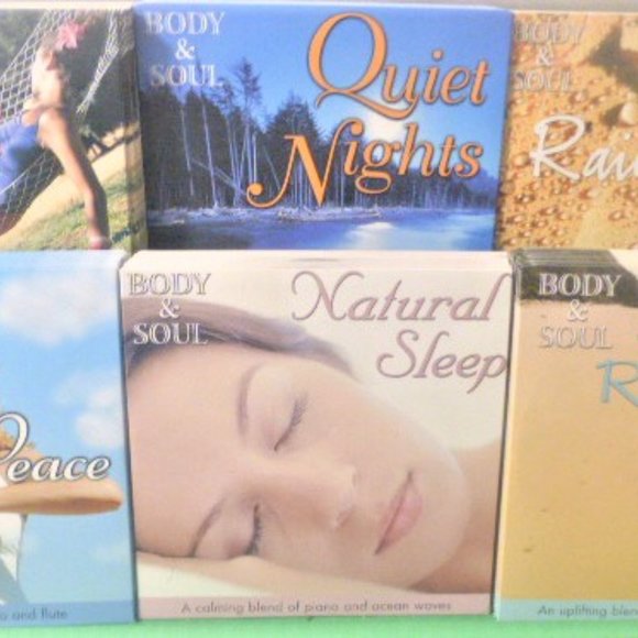 BK27 6x RELAXATION MUSIC Cd's Plaque Relax Therapy Body & Soul Raindance Piano - Picture 2 of 12